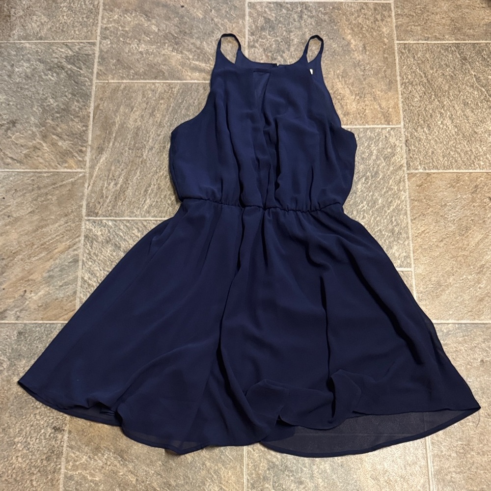 Miami Navy Blue Mini Dress